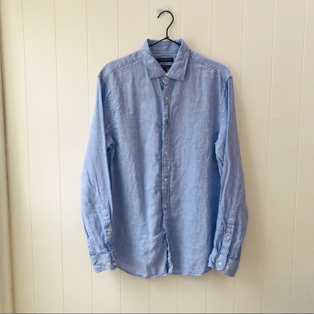 Mens BR Camden Linen Shirt